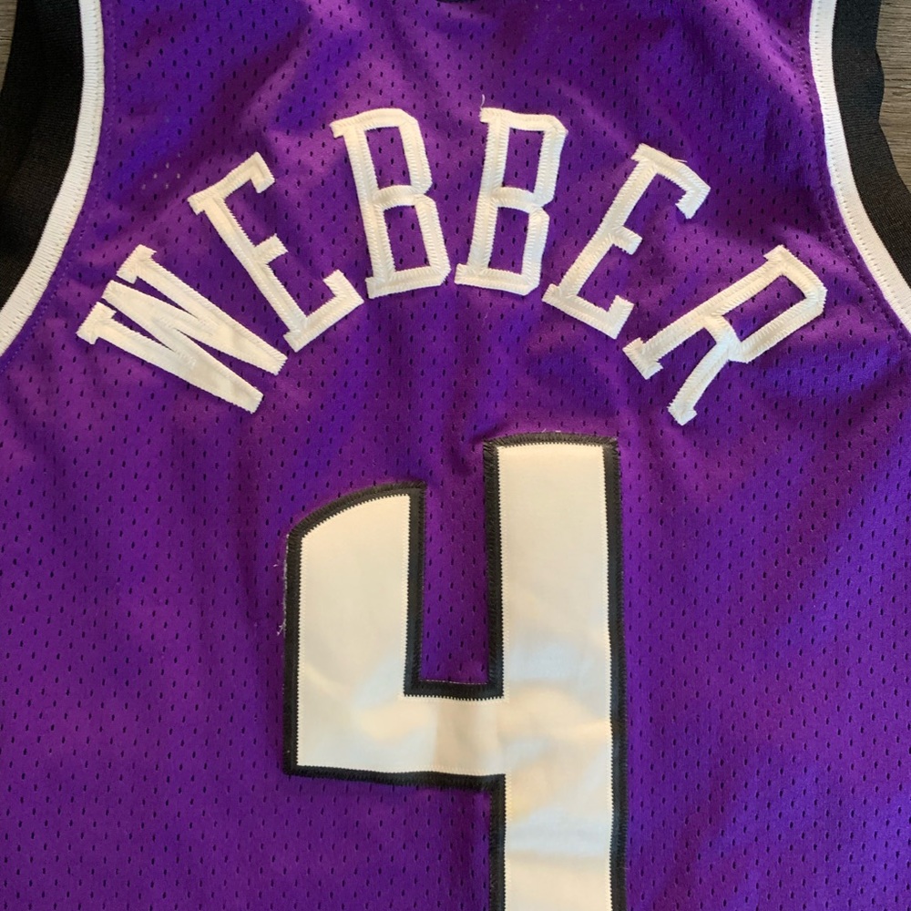 Vintage Authentic Sacramento Kings Nike Swingman Basketball Chris Webber Jersey - Picture 6 of 6